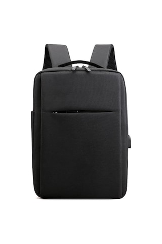 Maiyame Usb Şarjlı 14l İş Ve Seyahat Sırt Çantası - Hafif, Yüksek Kapasiteli, Siyah Kumaş Malzeme