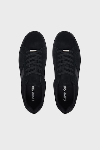 Calvin Klein Süet Logolu Sneaker Ayakkabı Erkek Ayakkabı Hm0hm02200 0gj Siyah