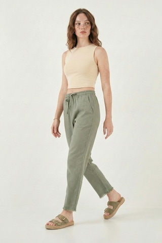 Lela Bayan Pantolon 668yp5134 Açık Haki Açık Haki