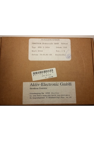 10 Adet Dewitron 56 Miliohm Mohm 2 W Akım Direnci R056 Fpr 2-2614