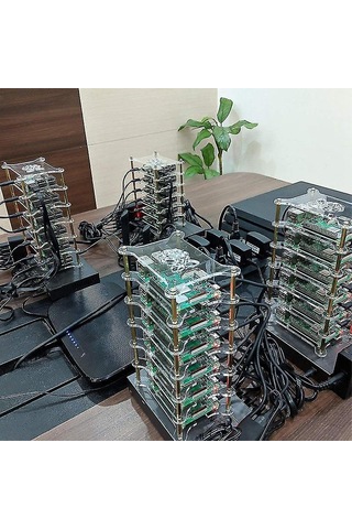 Wezone Raspberry Pi 4b/3b+/3b/2b/b+ İçin 6 Katlı Akrilik Kasa, Tüm Portlara Erişim, Isıtma Lavabosu Ve Usb Hub Uyumlu, Kolay Montaj, Şeffaf Tasarım