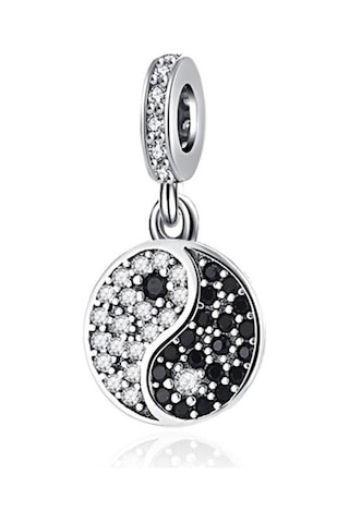 Fubena Ying Yang Sallantılı Charm Gümüş Fubena Ying Yang Sallantılı Charm Gümüş