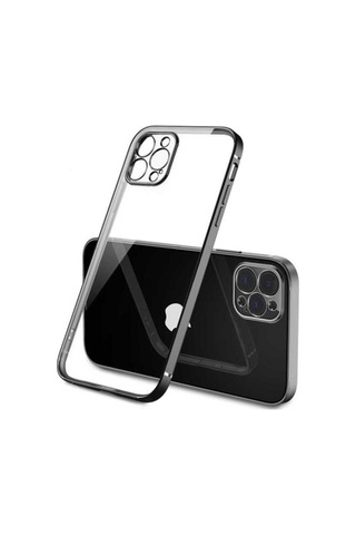 Apple Uyumlu iPhone 12 Pro Kılıf Zore Gbox Kapak Siyah