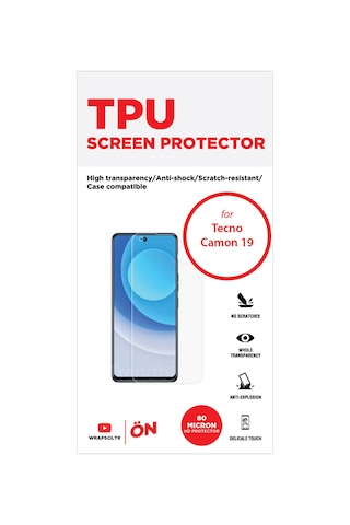 Tecno Camon 19 Ekran Koruyucu Tpu Film