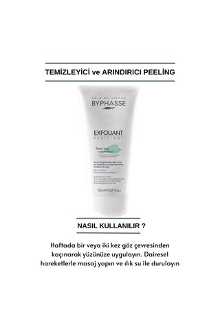 Byphasse Yağlı ve Karma Ciltler için Temizleyici ve Arındırıcı Yüz Peeling 150 ML