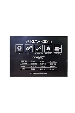 Okuma Arıa-3000a Painting Silver Spin Olta Makinesi