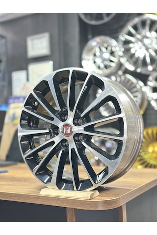 Sıfır Opar 16 İnç 5x98 Egea, Doblo Black Diamond Cut Jant Takımı