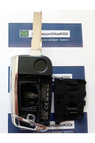 Volkswagen Golf 7 Sustalı Kumanda Kabı Anahtar Kabı Hu66 Uçlu