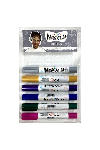 6 Gr. 6 Renk Metalik Yüz Boyası 43155 Diğer