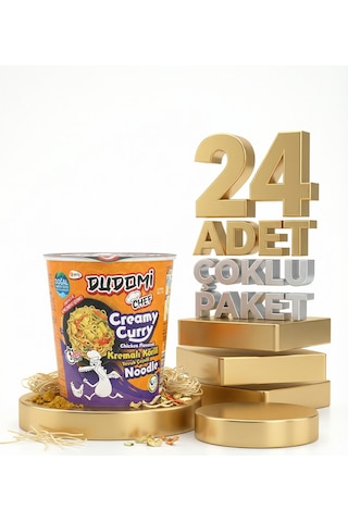 Dudomi Bardak Kremalı Körili Tavuk 24x80 Gr