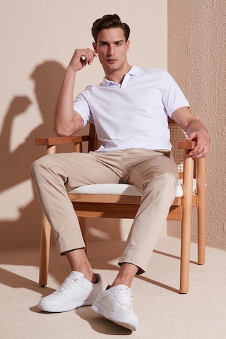 Buratti Regular Fit Pamuklu Erkek Polo Yaka T Shirt 5902141 Beyaz