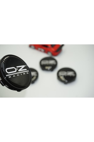 Oz Racing Jant Göbeği Kapak Seti 60mm Beyaz Siyah Renk