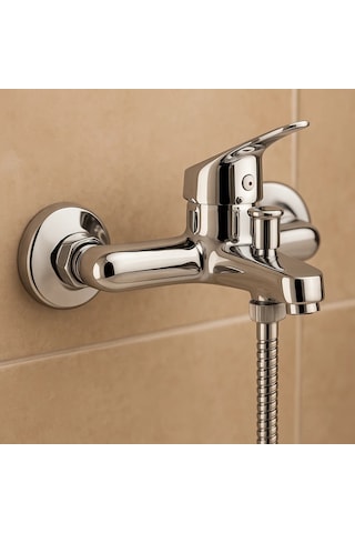 Sardıcı Banyo Bataryası Pirinç Malzeme Krom