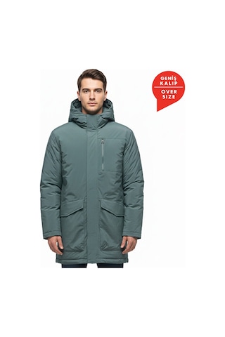 Only & Sons Only&sons Global Erkek Yeşil Kapüşonlu Ceket Yeşil
