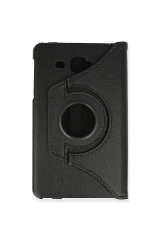 Mmb-trade Samsung Uyumlu Galaxy T280 Tab A 7 Kılıf 360 Tablet Deri Kılıf - Siyah Mmbz