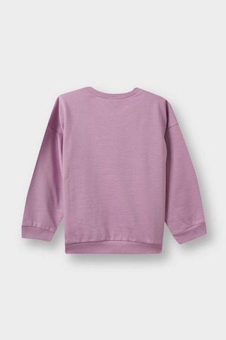 Defacto Kız Bebek Bisiklet Yaka İçi Yumuşak Tüylü Baskılı Sweatshirt E8352a525aupr61 Mor