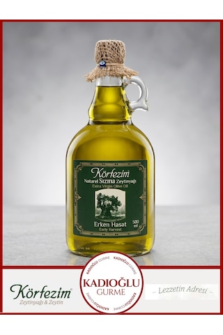 Korfezim Erken Hasat Soğuk Sıkım Zeytinyağı 500 Ml
