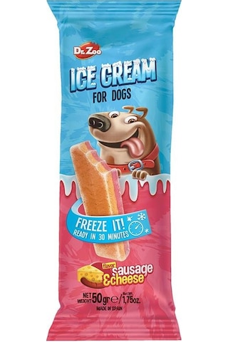 Dr.zoo Helado Sosis Peynirli Köpek Dondurma 50 G