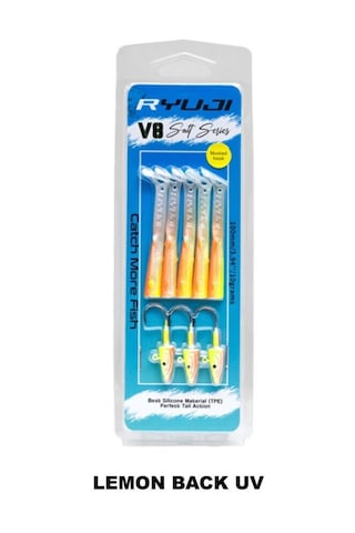 Ryuji V8 10cm, 10gr Silikon Yem