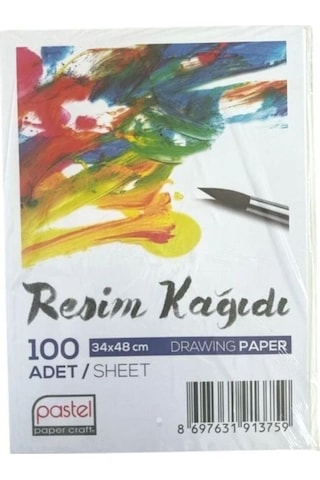 Sanatsal Kağıt 35 50 Resim Kağıdı 100'lü