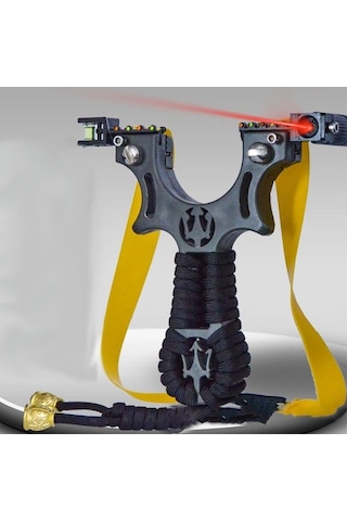 AYT Ticaret HT-101 Lazer Destekli Sapan Abs Lazerli Nişangah Hedef Göstergeli Avcı Atıcı Lazerli Sapan