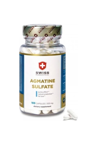 Swiss Pharma Swiss Pharmaceuticals Agmatine Sulfate 500mg 100 Cap