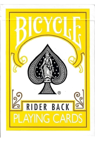 Bicycle Standard Endeks Sarı Oyun Kartları