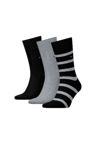Tommy Hilfiger Th Men Sock 3p Gıftb Erkek Siyah Çorap - S701235377