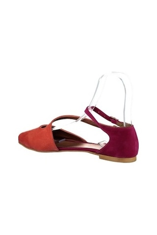 Fox Shoes Turuncu/Fuşya Kadın Babet D726016902