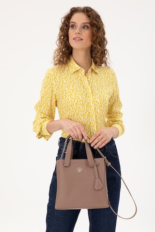 U.S. Polo Assn. Kadın Vizon Kol Çantası 50300304-VR052