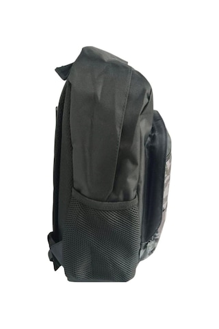 Me 25317 Beşiktaş Kamuflaj Desenli Kolon Detaylı Sırt Çantası Siyah