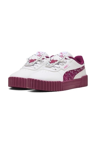 Puma Carina 3.0 Hello Kitty & Friends Çocuk Beyaz Spor Ayakkabı Beyaz