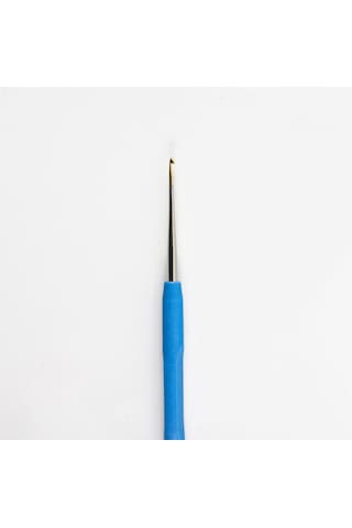 Abarta Tulip Silikon Elastik Saplı Dantel Tığ No:8 & 1.25mm Mavi No 8 - 1,25 Mm