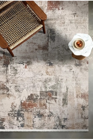 Mariesse Home Antik Serisi Vintage Modern Dokuma Salon Oturma Odası Halısı 407-multi