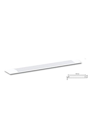 36w Beyaz Led Bant Armatür 3200k Sarı Işık 2 Adet