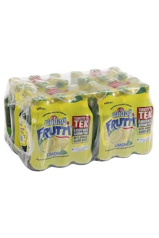 Uludağ Frutti Limon Aromalı Maden Suyu 200 Ml X 24 Adet