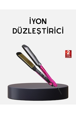 İyonik Saç Düzleştirici 220 C Isıya Kadar Çıkan, Led Göstergeli Ve Eşit Isı Dağılımlı Plaka