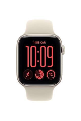 Apple MJKR4TU/A Watch SE 3 GPS 40 MM S/M Alüminyum Kasa Spor Kordon Akıllı saat (Distribütör Garantili)