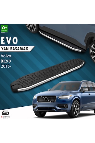 S-dizayn Volvo Xc90 2 Evo Krom Yan Basamak 193 Cm 2015 Üzeri