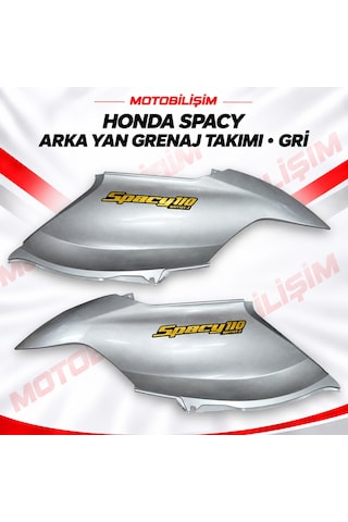 Honda Spacy Uyumlu Arka Yan Grenaj Takımı Gri Honda Spacy Uyumlu Arka Yan Grenaj Takımı Gri