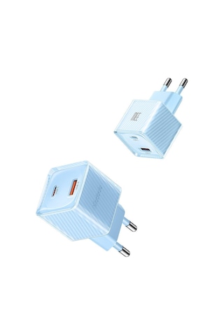 Mcdodo CH-4152 33W Gan Type C Usb Girişli Hızlı Şarj Aleti Mavi