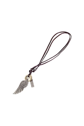 Chavin Kartal Kanadı Erkek Deri Ipli Kolye Cy19 Çok Renkli