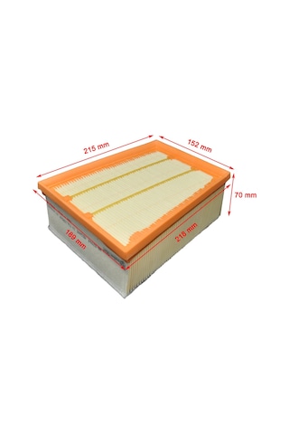 Renault Talisman 1.5-1.6-1.7 DCİ, 1.6-1.8 TCE 2016-2022 Hava Filtresi