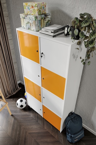 Punto Kilitli Giyinme Soyunma Odası Dolabı, Spor Salonu Dolabı, İşyeri Dolabı Turuncu