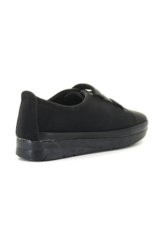 Günlük Taşlı Cırtlı Anne Ayakkabısı Siyah