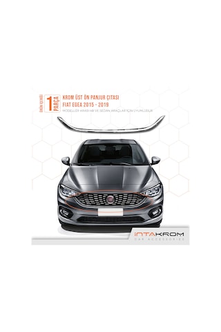 intakrom Fiat Egea Krom Ön Alt Panjur Çıtası Hb - Sd 2015 - 2020 Hb - Sd
