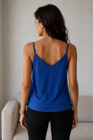 Verymoda Pul Payet Bluz D1184 Mavi Pullu