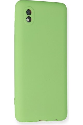 Newface - 762 - Samsung Galaxy Uyumlu A01 Core Kılıf First Silikon - Csmo-tex - - Yeşil