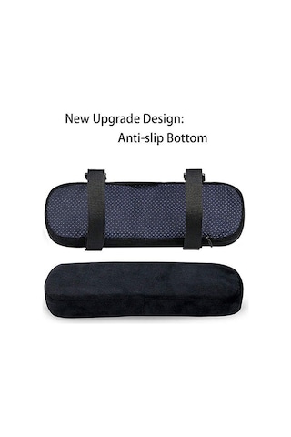 Jeemson Yeni Tip Hafıza Pamuklu Sandalye Dirsek Yastığı - Dayanıklı Ve Kompakt Koltuk El Dirsek Padı 23.5x7.5x3cm