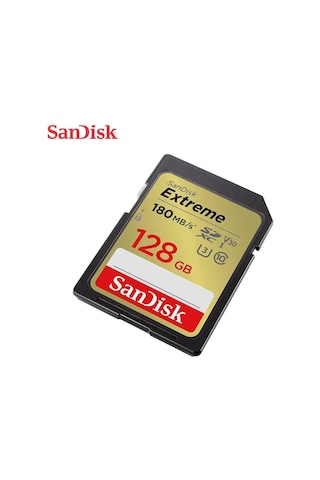 SanDisk Extreme SDSDXVA-128G-GNCIN 128 GB SD UHS-I 4K UHD Hafıza Kartı